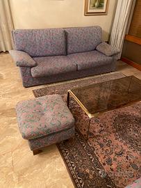 Set Salotto 2 Divani + Pouf - 3 posti
