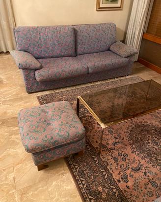 Set Salotto 2 Divani + Pouf - 3 posti