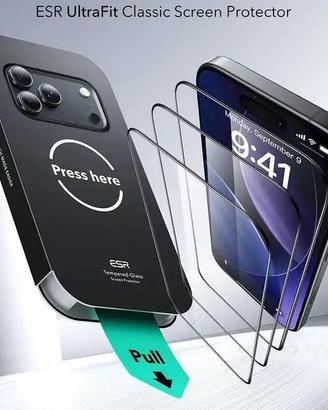 ESR Vetro iPhone 17 Pro 16 Pro Pellicola