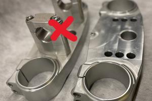 Suzuki piastra sterzo RMZ 250-450 2010/2018 NUOVA