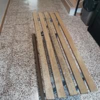Panca porta-scarpe in legno