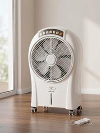 Raffrescatore vaporativo con raffreddamento aria