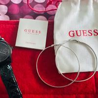 Orologio e orecchini guess