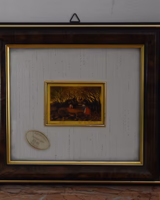 Cromolitografia su foglia d'oro