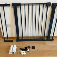 Cancelletto safety 1st nero con estensione 14cm