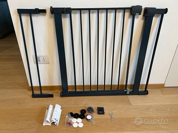 Cancelletto safety 1st nero con estensione 14cm