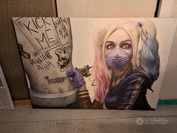 quadro pop art Harley Quinn 