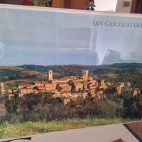 Grande quadro borgo toscano