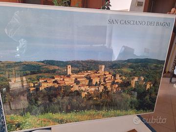 Grande quadro borgo toscano