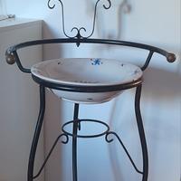 Toilette lavabo antico ferro battuto