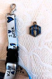 Coppia di portachiavi Inter vintage
