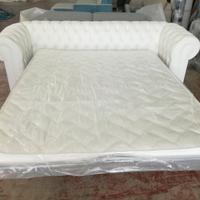 DIVANO CHESTER LETTO VERA PELLE - FABBRICA PRODUTT