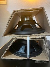 2 WOOFER 10"8 ohm, 1 woofer 12"4 ohm