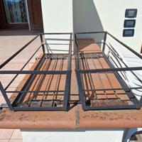 fioriere in alluminio nero 