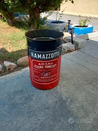 Contenitore Ramazzotti vintage 
