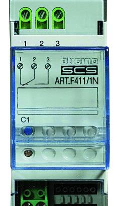 MyHOME F411/1N Attuatore con 1 relè