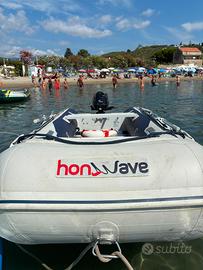 GOMMONE HONWAVE 3.5M + MOTORE HIDEA 6CV