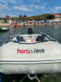 GOMMONE HONWAVE 3.5M + MOTORE HIDEA 6CV