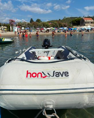 GOMMONE HONWAVE 3.5M + MOTORE HIDEA 6CV