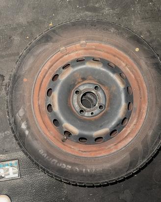 4 Ruote Complete 175/65 R14 - Cerchi ferro- Estive