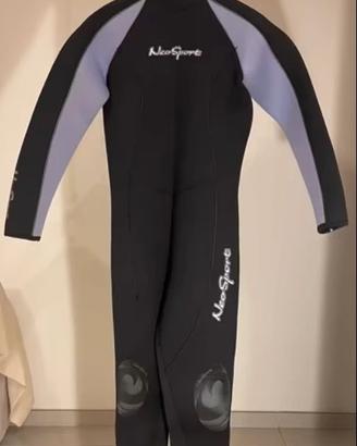 Muta subacquea NeoSport 5mm Donna backzip