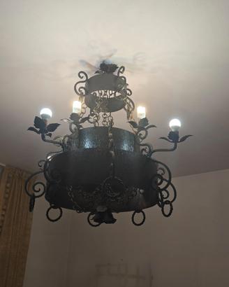 Lampadario ferro