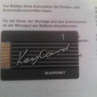 Keycard Blaupunkt