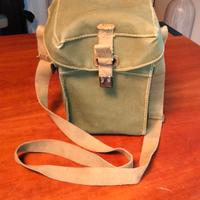 Maschera antigas inglese WW2 custodia elmetto