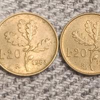 monete da 20 lire