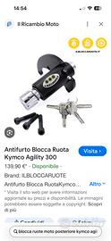 Blocca ruota scooter