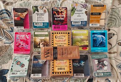 16 wax melts vari marchi senza qualche quadretto
