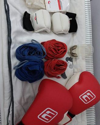 guantoni da boxe e fit-boxe - set completo