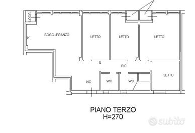 Montelabbate 4 camere 2 bagni nuovi autonomo