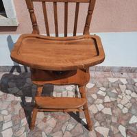 seggiolone da bambino vintage