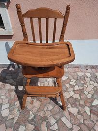 seggiolone da bambino vintage