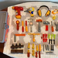 Set giochi muratore/carpentiere per bimbi/e