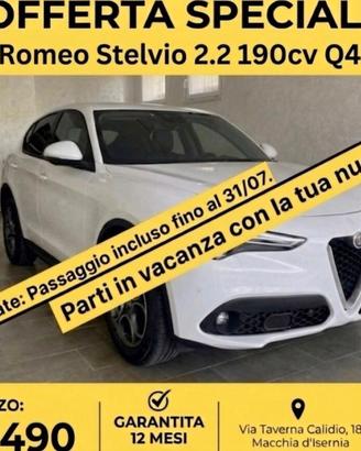 Alfa Romeo Stelvio 2.2 Turbodiesel 190 CV AT8 Q4 S