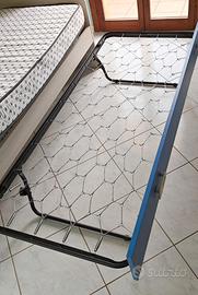 Materasso singolo più Rete pieghevole salva spazio