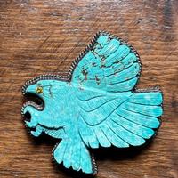 Fermo cravatta aquila nativo americano turchese