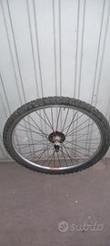 ruota posteriore 26 Shimano completa per biciclett