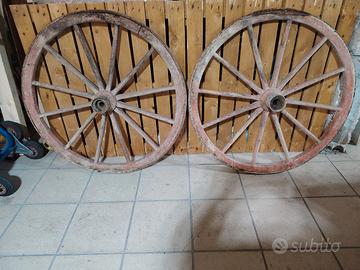 antiche ruote carro 