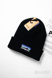 Cappellino Beanie Patagonia Nero + Grigio