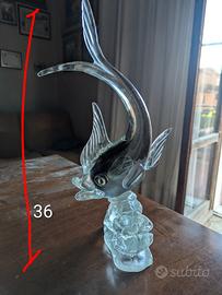 Pesce in vetro di Murano anni sessanta