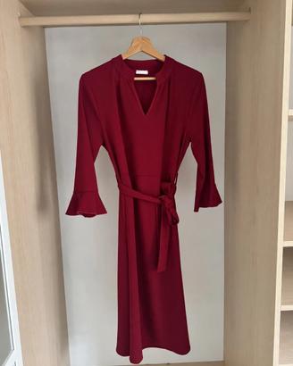 Abito bordeaux elegante Tg. L - Made in Italy