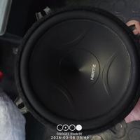 woofer 13 hertz più Twitter 