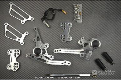 Pedane arretrate SUZUKI GSXR 600 / 750 1996 - 2000