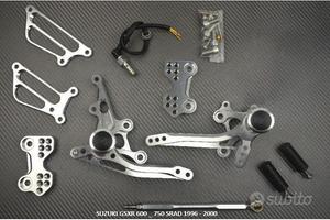 Pedane arretrate SUZUKI GSXR 600 / 750 1996 - 2000