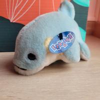 Vintage Trudi Trudini Italy Delfino peluche pupazz