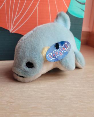 Vintage Trudi Trudini Italy Delfino peluche pupazz