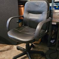 Sedia da ufficio girevole regolabile con ruote